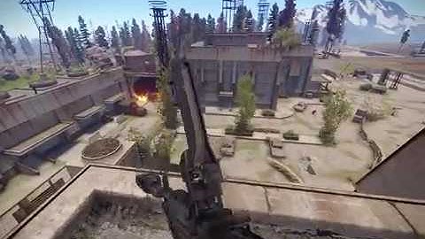 Rust: Taking out Bradley with an M249!!!