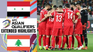 Syria vs. Lebanon: Extended Highlights | AFC Asian Qualifiers | CBS Sports Golazo