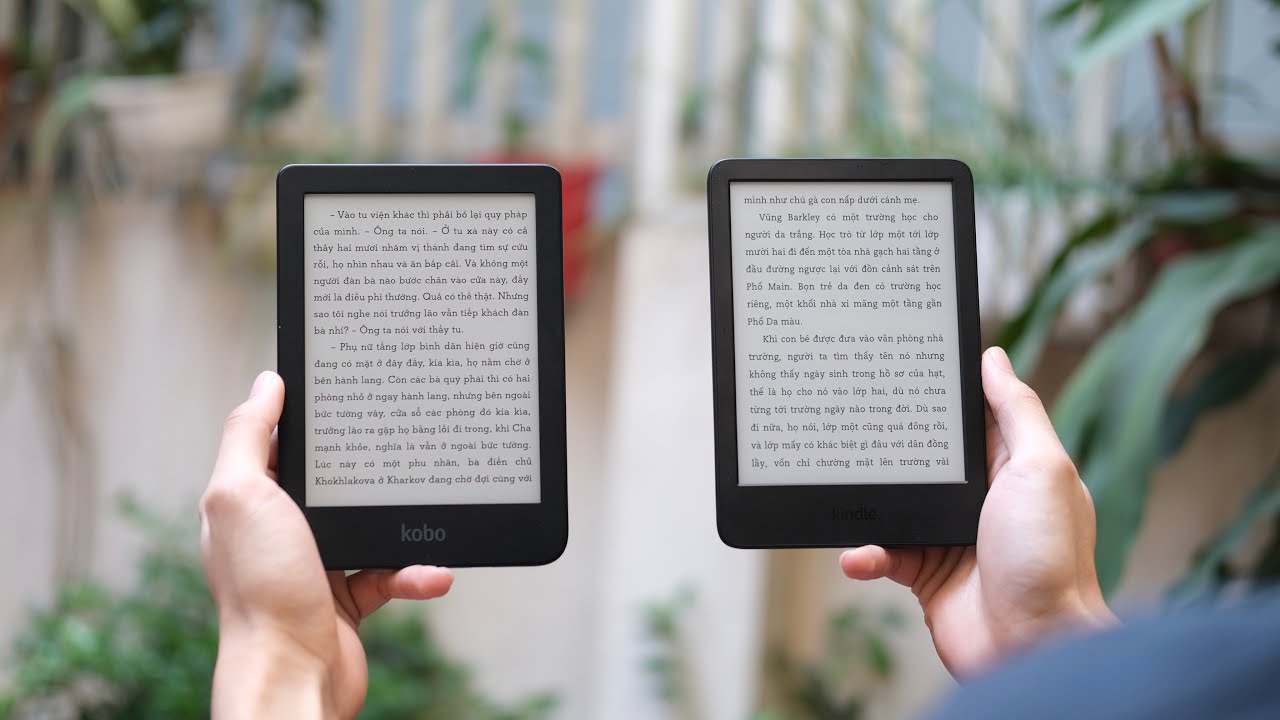 Outline Video Kobo Clara 2E vs Kindle Basic 11th