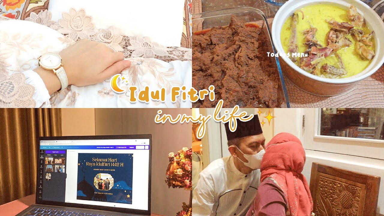 🌙 a day in my life : idul fitri edition (ketupat, opor & THR)! ✨ | Indonesia 2021
