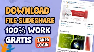TANPA LOGIN !! Cara Download Dokumen SlideShare Gratis di HP & PC (100% Work)