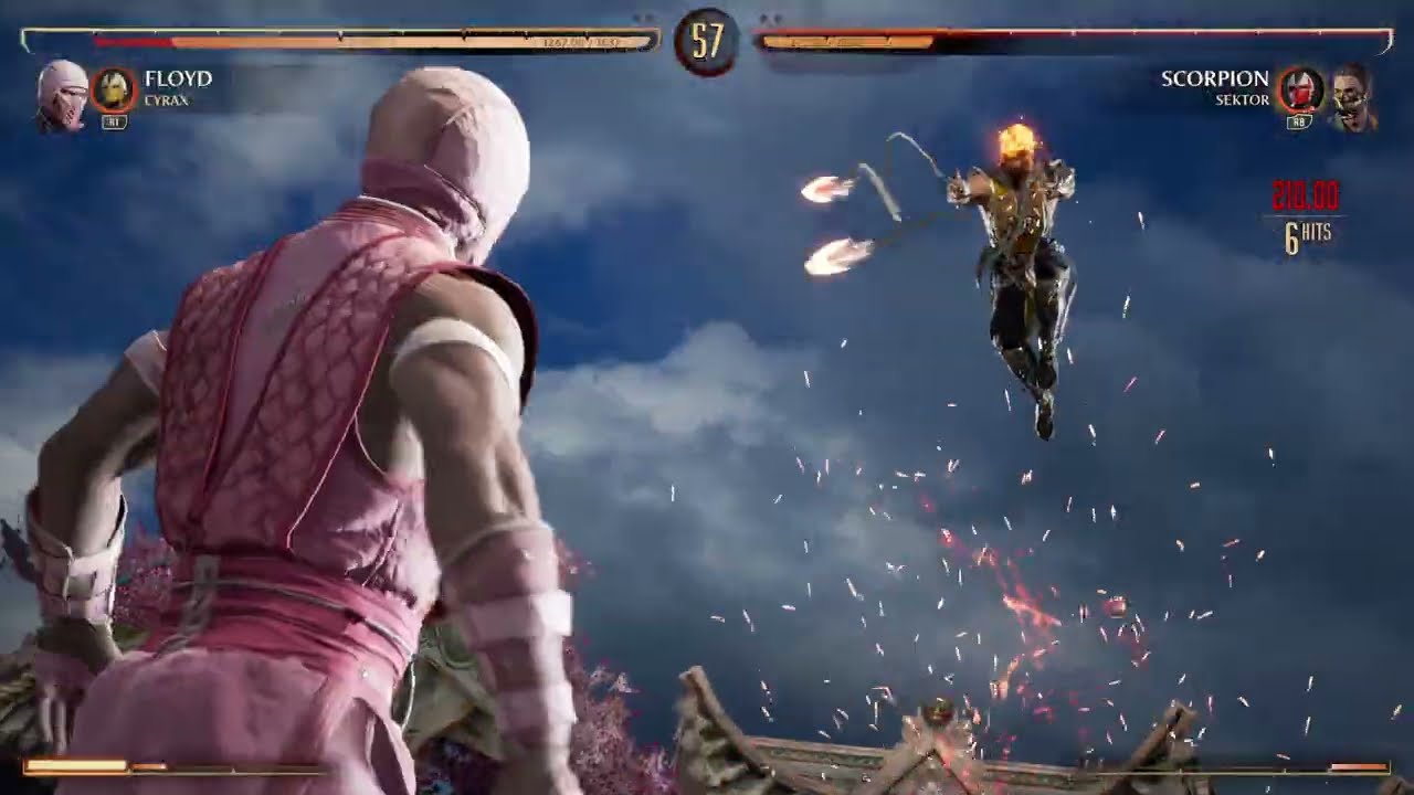 BOSS FLOYD vs SCORPION — TITAN vs REVENANT! 💀💥 MK1 Fan Boss Battle (Custom OC Fight)