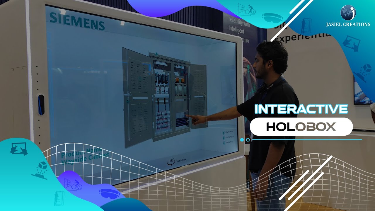Interactive HoloBox | Future of Technology Display | Siemens | IREE 2025