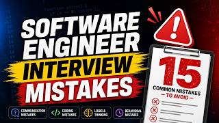 Software Engineer Interview Mistakes | 15 Common Mistakes to Avoid