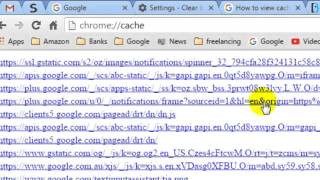 How to view cached pages in chrome