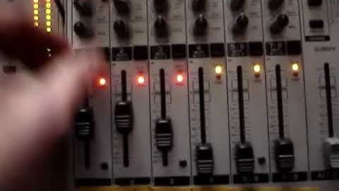 no input mixer (drummachine noise)