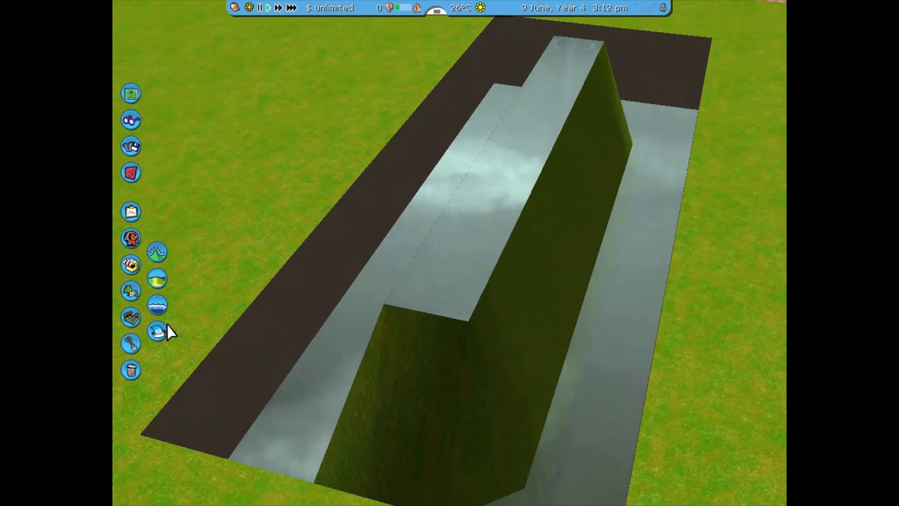 Waterfall Rct RCT3: part 3. waterfall for my theme park. - YouTube