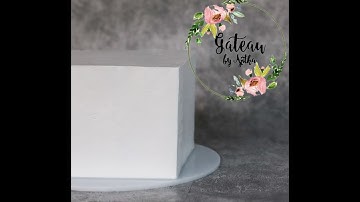 Sharp edges on Square/Sheet cake (no double board)