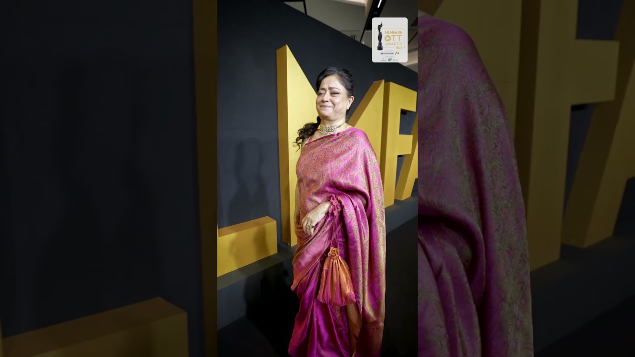 Sheeba Chadha walked the red carpet at Filmfare OTT Awards 2025 in a gorgeous saree