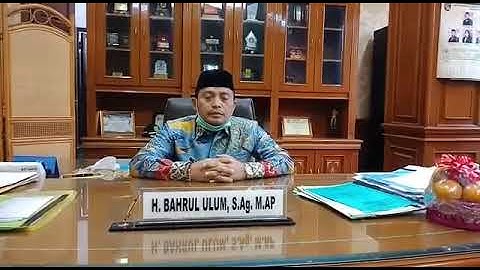 H. Bahrul Ulum (Ketua DPRD Kab. Serang)