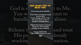 God want you to read this #trendingshorts #goesviral #prayer #faith #motivation #gospel