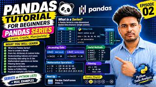Pandas Series for Beginners 🐼 | Everything You Need to Know About Series | Python Pandas #2