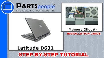 Dell Latitude D631 (PP18L) Memory (Slot A) How-To Video Tutorial