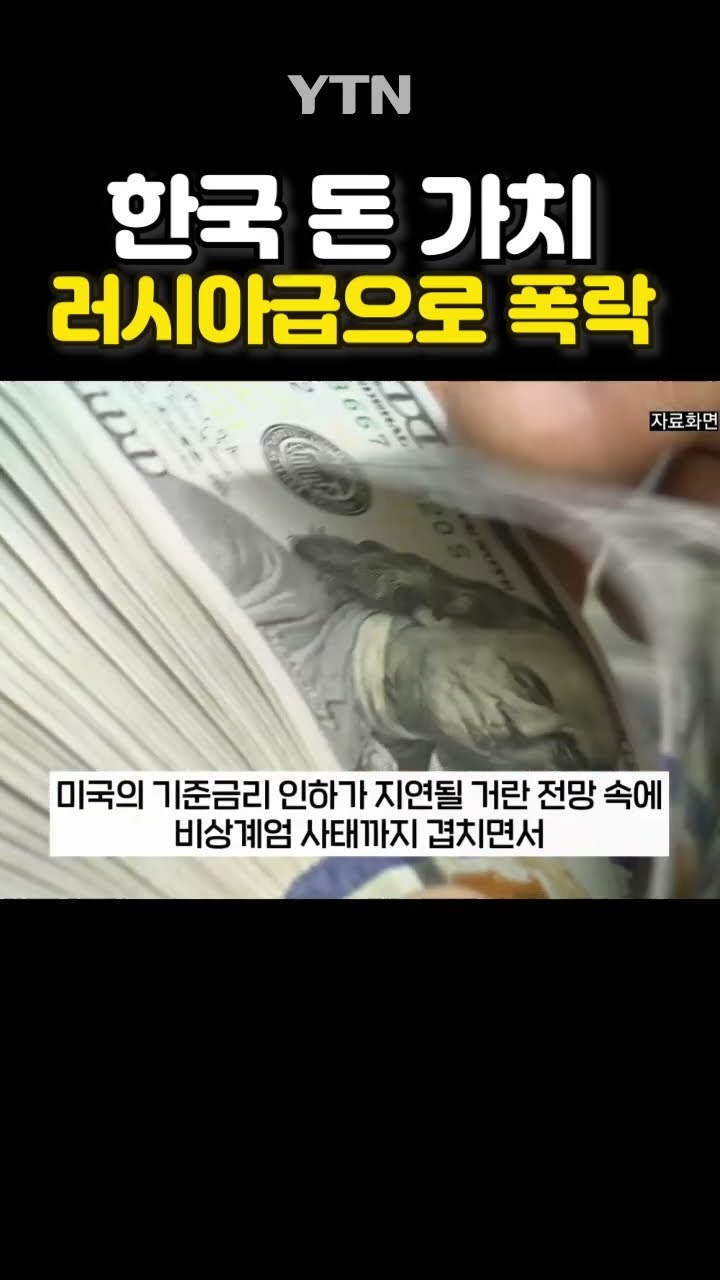 지금 원화 수준 #shorts / YTN