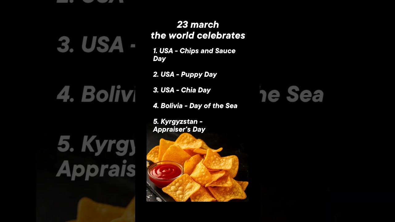 23 march the world celebrates 