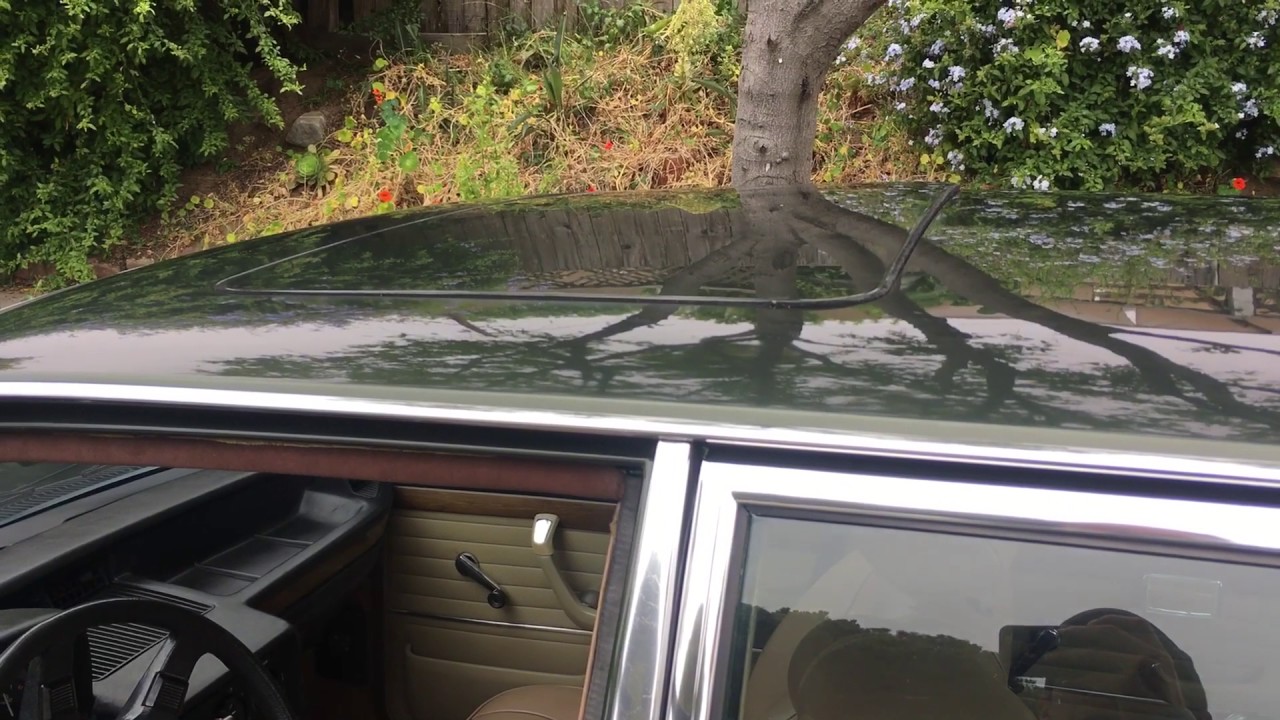 BMW E12 528i Sunroof Operation Overview YouTube