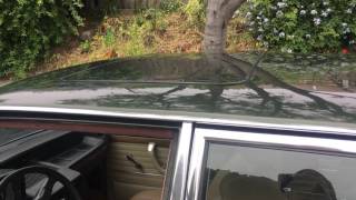 BMW E12 528i Sunroof Operation Overview