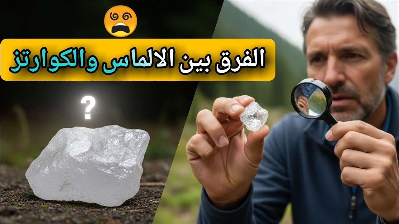 الفرق بين الألماس والكوارتز: كيف تميز بينهما بسهولة