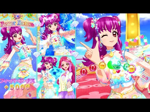 アイカツオンパレード！三ノ輪ヒカリで「ドレスセレクション」START DASH SENSATION・とてもむずかしい(パステルフィンピスケスコーデ)