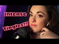 Intense asmr tingles  loud  chaotic  wet mouth sounds teeth mic triggers 