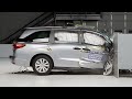 2018 Honda Odyssey passenger-side small overlap IIHS crash test