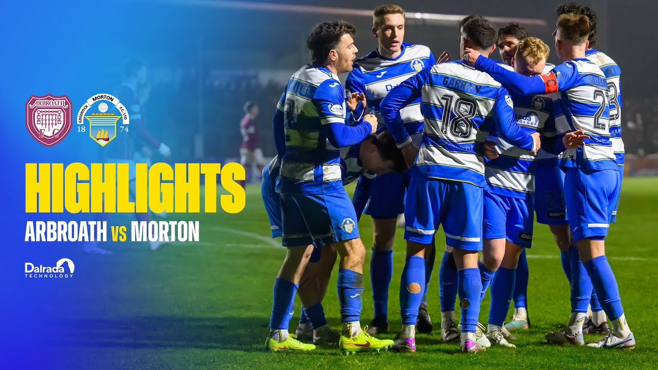 Arbroath vs Greenock Morton | William Hill Championship | 23/01/26