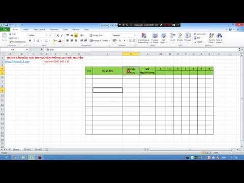 Video: Cách Quấn Một Hàng Trong Excel