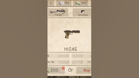 #Dead zed #Buy new gun #HIC45