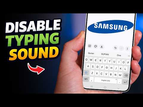 Video How to Turn OFF Samsung Galaxy (One UI) Keyboard Typing Sound