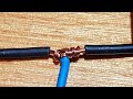 Videotutorial para realizar  Empalmes o Uniones eléctricas básicas.