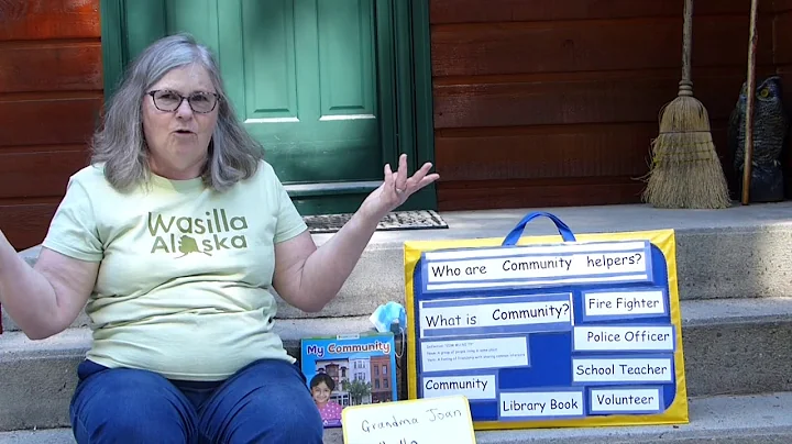 Joan Binder reads "Community" for Head Start stude...