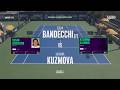 (7) Susan Bandecchi (SUI) vs Katarina Kuzmova (SVK) - Game, Set, Match