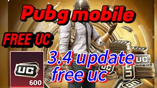 How to get uc pubg mobile 3.4 update ma free uc lany ka tareeqa bilkle free uc Pubg mobile app 600uc