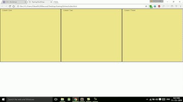 Bootstrap Tutorial Part 6 |  Bootstrap Grid System | 3 Column Layout