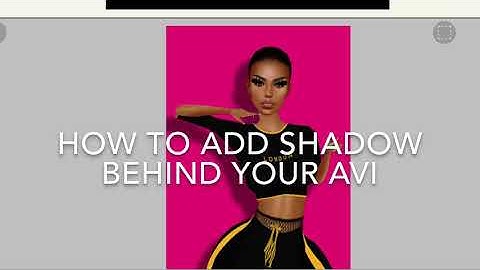 How to add a shadow behind ur avi on IbisPaint X ( Imvu )