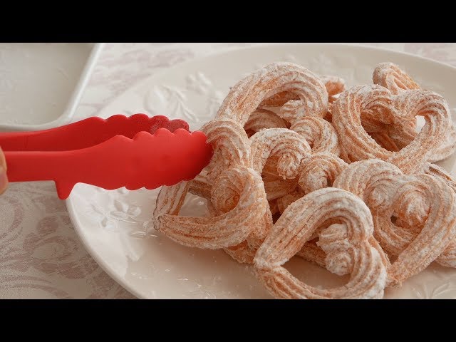 ハートのベイクドチュロス♡ | Heart shape Baked Churros