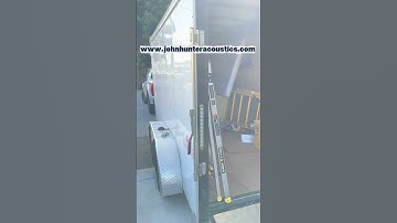 Recording Studio Install Setup with 14 of our 4” & Triangle Bass Traps Plus A Window Plug!