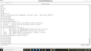 3 how to set Enable Secret passwords on Cisco Packet tracer in urdu/hindi by khalil ur rahman