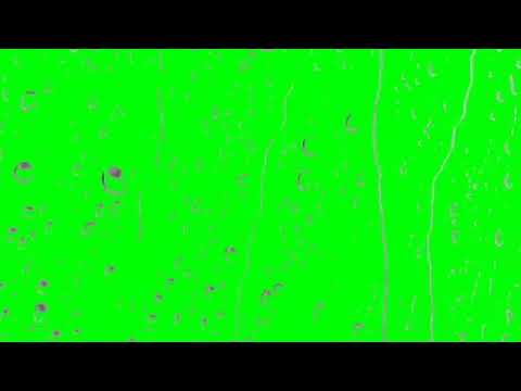 Sad Rain green screen