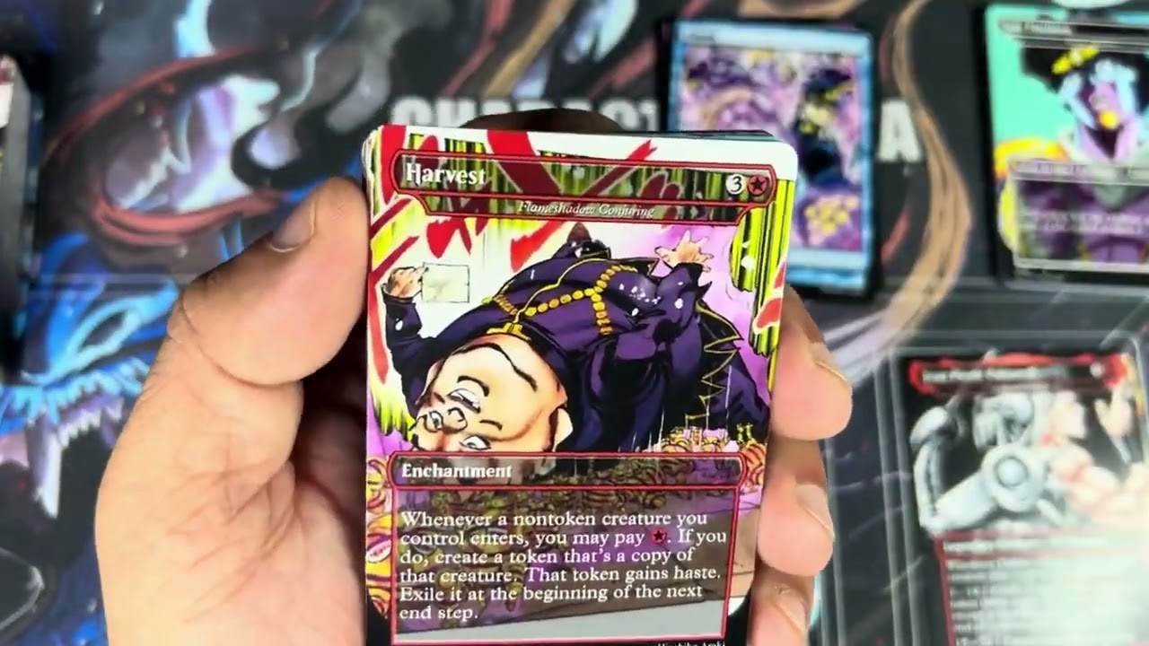 mtg jojo cards JoJo's Bizarre Adventure - Josuke JoJo Custom Commander Deck (Obeka)