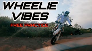 WHEELIE VIBES DABLIN PRACTICE KAWASAKI KLX 185CC JENGAT JENGAT