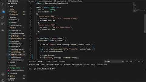 Gin - Go Tutorial + Postman Integration Test