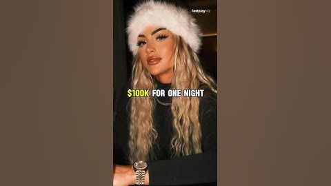 The Reason Why Alisha lehmann Turned Down $100k For One Night💀 #shorts