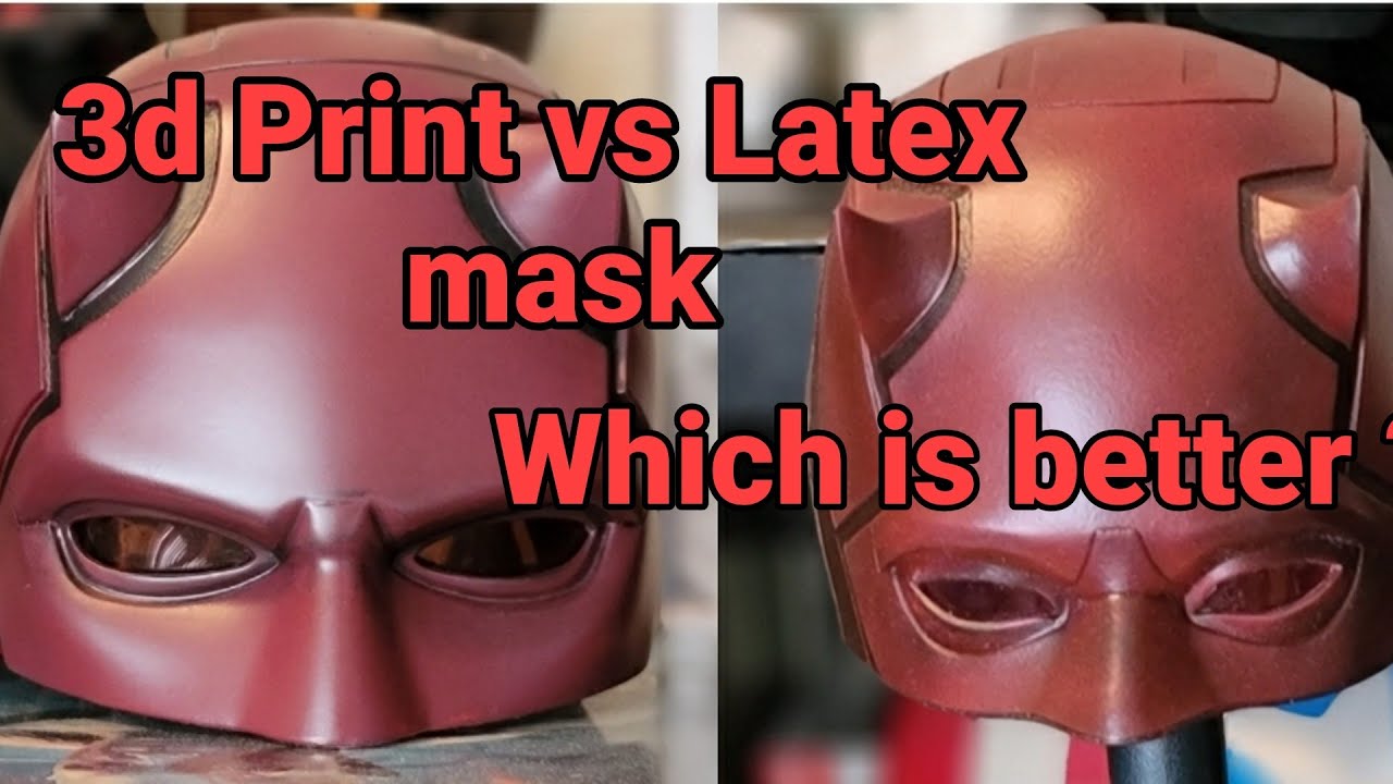 bruser Begrænse tre Latex vs 3d Printed mask ? - YouTube