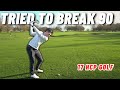 This is 17 handicap golf at its finest  tried to film breaking 90 toot hill golf essex