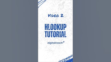 How to Use Hlookup in Excel | Hlookup Tutorial Videos | Digital Roach #excel #exceltutorial #hlookup