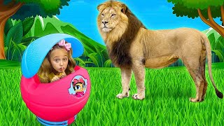 Sasha plays with real Animals and turns into Pets