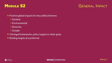 Module 52 - General Impact (EIC Accelerator Training Program)