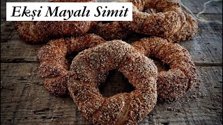 Siyez Unlu Ekşi Mayalı Simit / Sourdough Simit