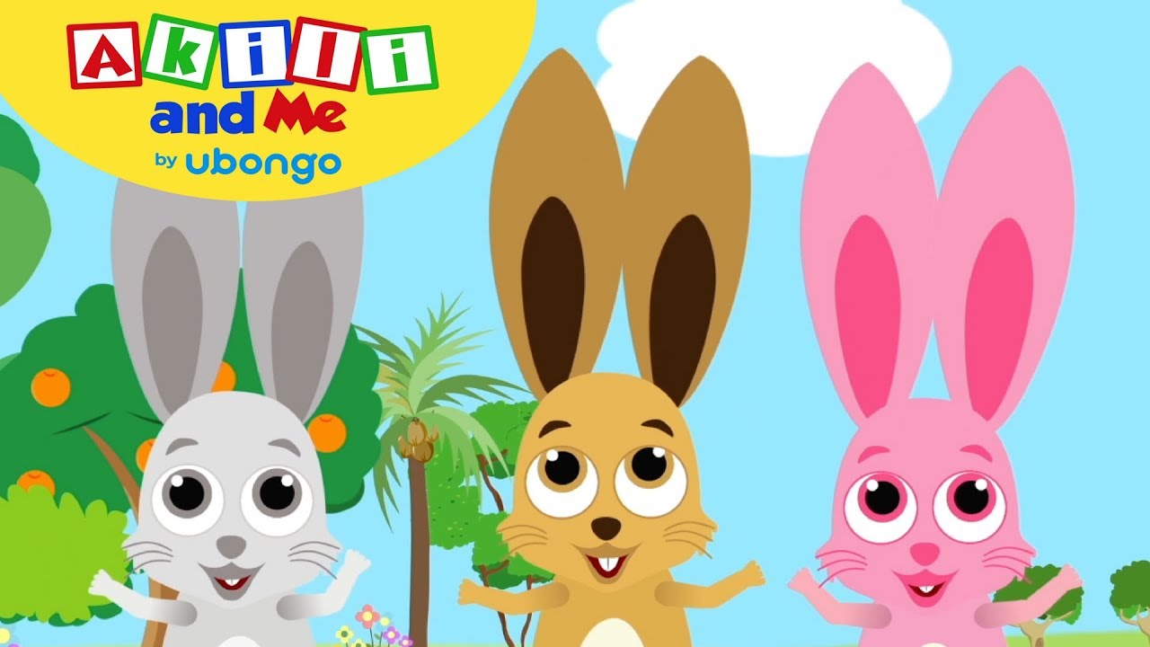 Count the Rabbit Ears! | Akili and Me | Cartoons for Preschoolers - YouTube